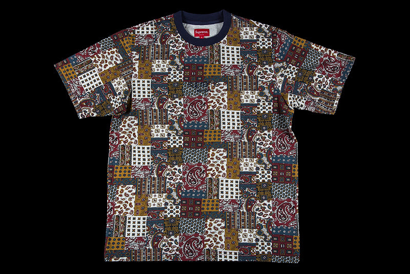 NTWRK - SUPREME PATCHWORK PAISLEY S/S TOP