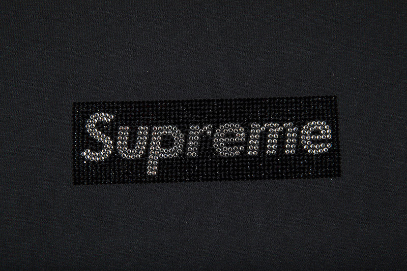 SUPREME SWAROVSKI BOX LOGO TEE