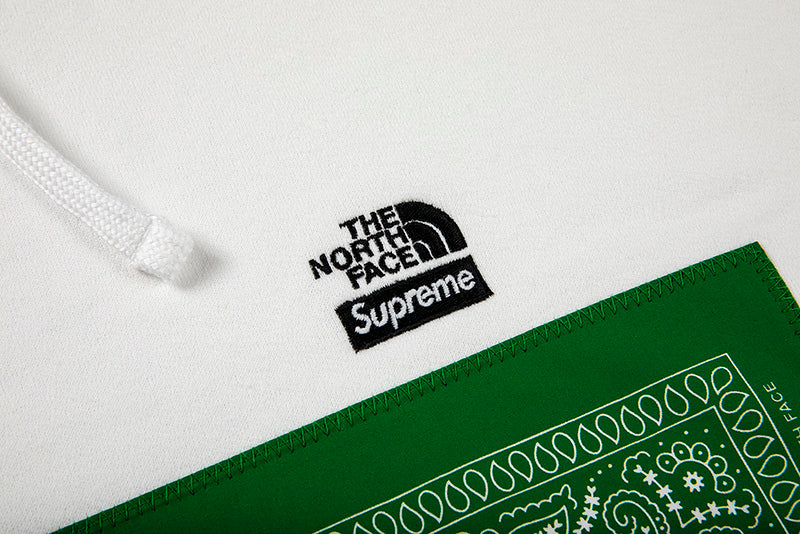 SUPREME THE NORTH FACE BANDANA HOODED SWEATSHIRT