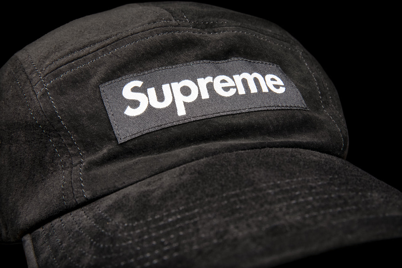 SUPREME SUEDE CAMP CAP