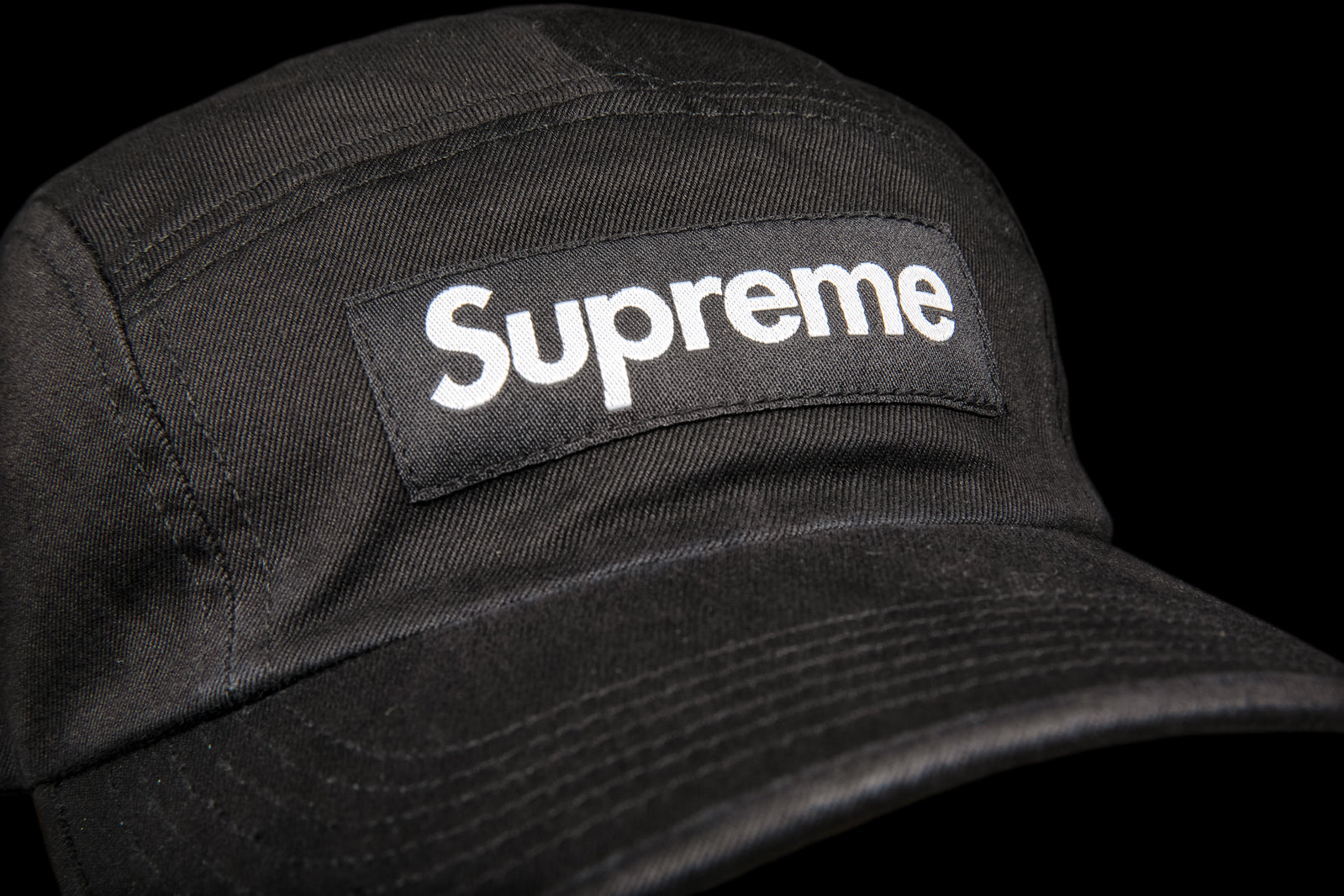 SUPREME WASHED CHINO TWILL CAMP CAP