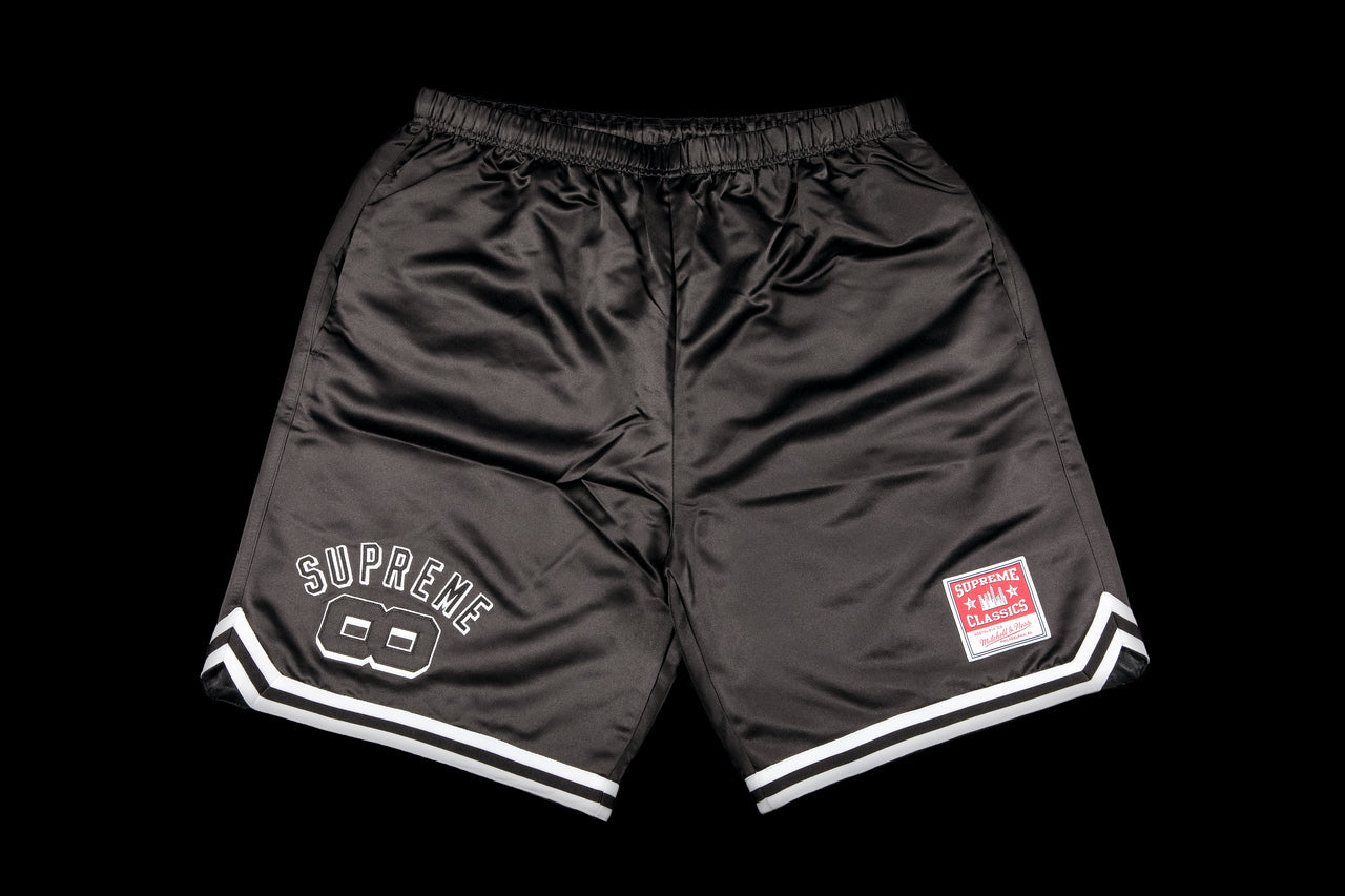 SUPREME MITCHELL & NESS SATIN BASKETBALL SHORT - PROJECT BLITZ