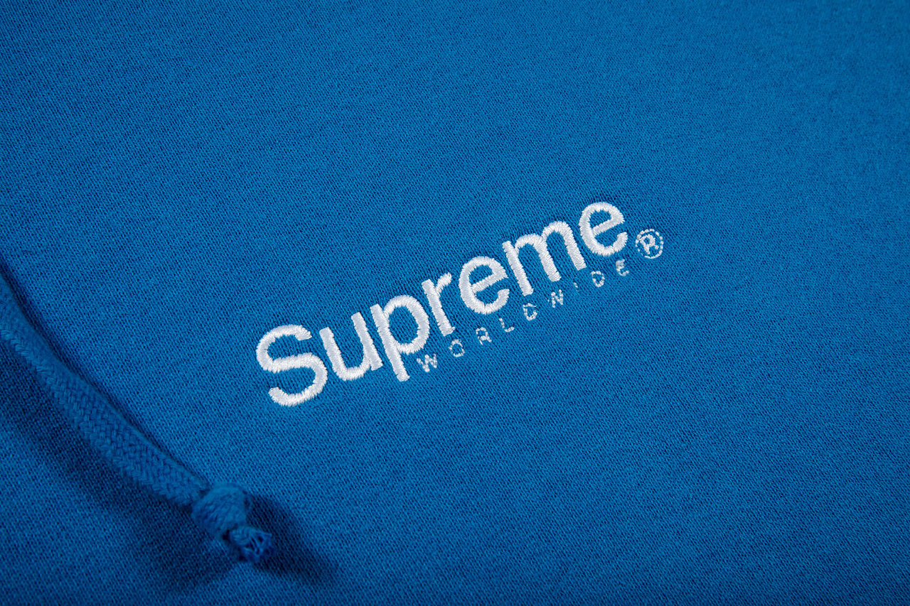 SUPREME WORLDWIDE HOODED SWEATSHIRT - PROJECT BLITZ