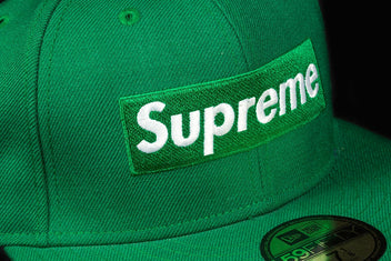 Supreme Box Logo Fleece New Era Fitted Cap