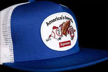 SUPREME AMERICA'S FAVORITE MESH BACK 5 PANEL