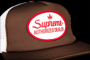 SUPREME AUTHORIZED MESH BACK 5-PANEL CAP