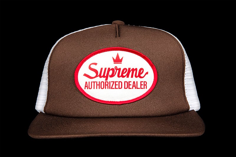 SUPREME AUTHORIZED MESH BACK 5-PANEL CAP