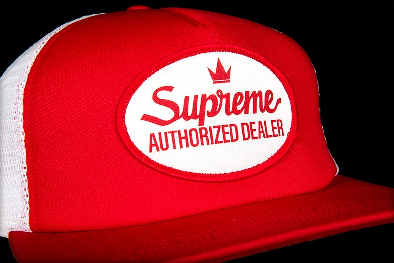 SUPREME AUTHORIZED MESH BACK 5-PANEL CAP