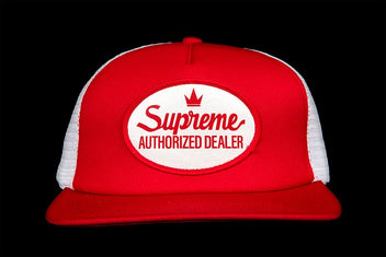 SUPREME AUTHORIZED MESH BACK 5-PANEL CAP