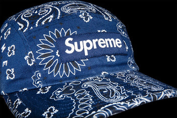 SUPREME BANDANA CAMP CAP