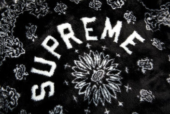 SUPREME BANDANA FAUX FUR BOMBER JACKET