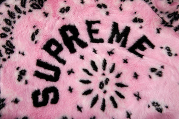 SUPREME BANDANA FAUX FUR BOMBER JACKET