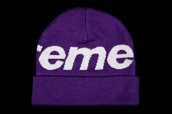 SUPREME BIG LOGO BEANIE