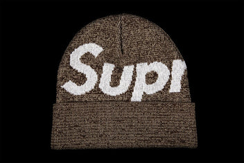 SUPREME BIG LOGO BEANIE