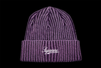 SUPREME BLEACHED RIB BEANIE