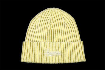 SUPREME BLEACHED RIB BEANIE