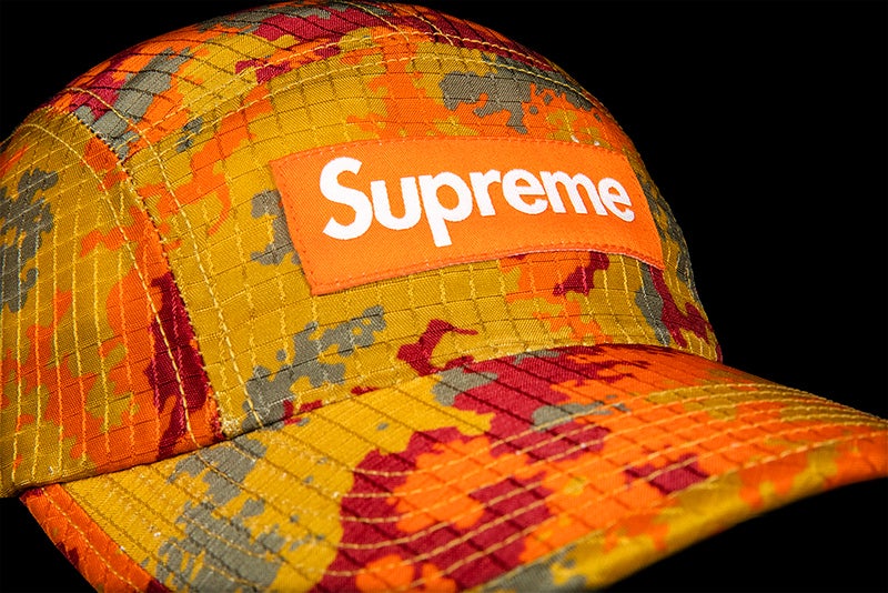 SUPREME CAMO RIPSTOP CAMP CAP