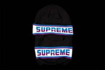 SUPREME DOUBLE LOGO FACEMASK BEANIE