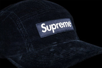 SUPREME FINE WALE CORDUROY CAMP CAP