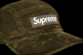 SUPREME FINE WALE CORDUROY CAMP CAP