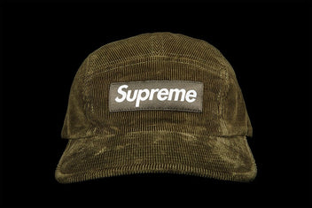 SUPREME FINE WALE CORDUROY CAMP CAP