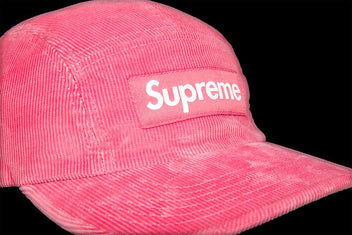 SUPREME FINE WALE CORDUROY CAMP CAP