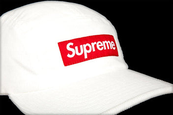 SUPREME FINE WALE CORDUROY CAMP CAP