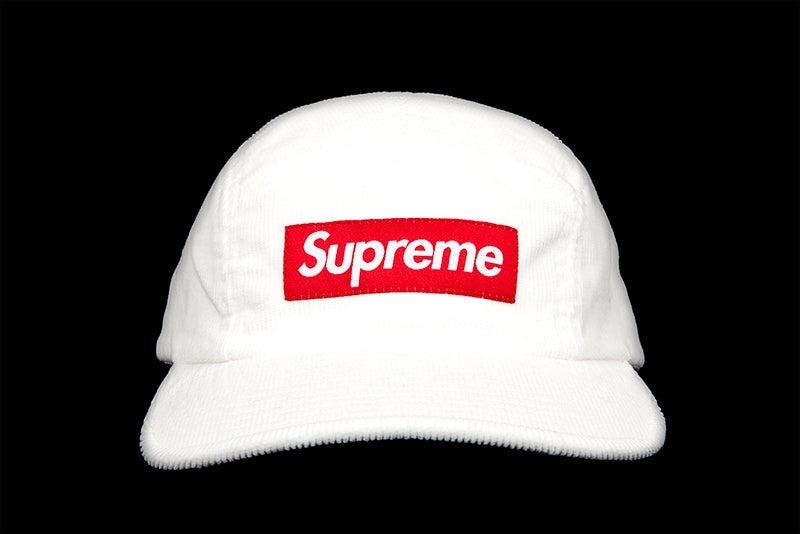 SUPREME FINE WALE CORDUROY CAMP CAP