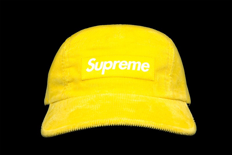 SUPREME FINE WALE CORDUROY CAMP CAP