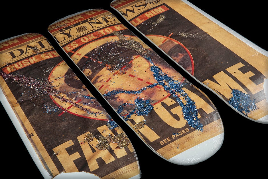 SUPREME X DASH SNOW SKATEBOARD DECK SET