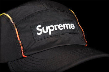 SUPREME GRADIENT PIPING CAMP CAP