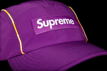 SUPREME GRADIENT PIPING CAMP CAP