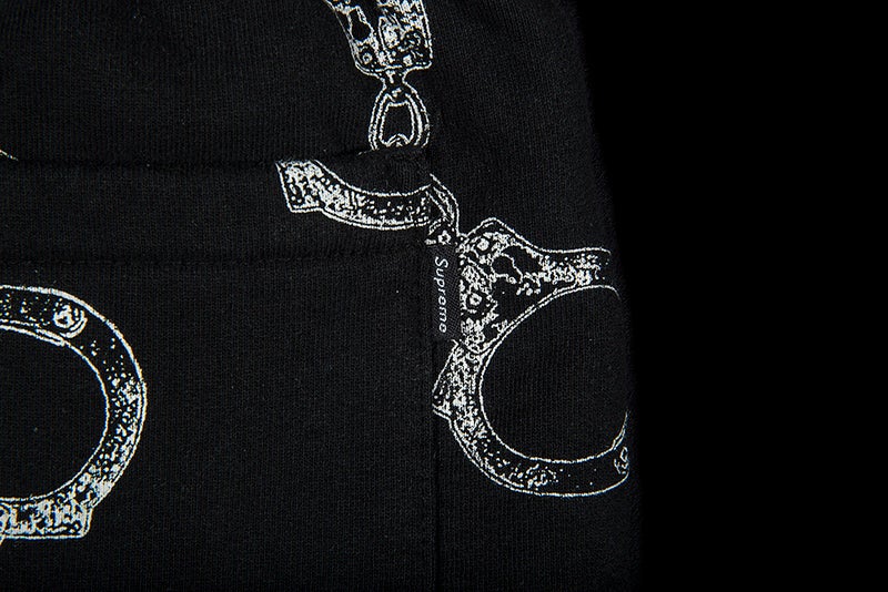 SUPREME HANDCUFFS SWEATPANTS|FW17|BLACK - PROJECT BLITZ