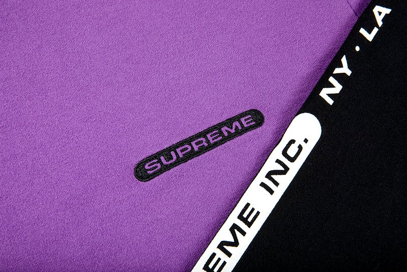 SUPREME INC. PANELED L/S TOP