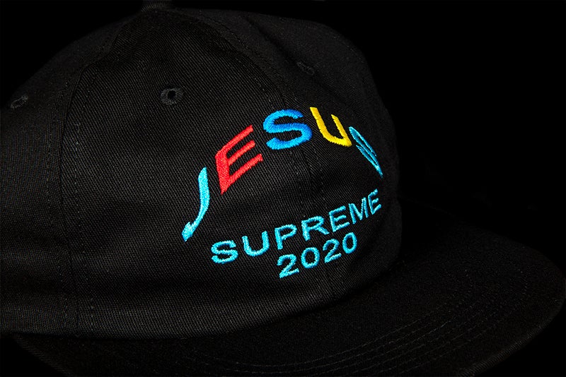 SUPREME | JESUS 6-PANEL CAP BLACK | FW20 | FW20H105-BLK - PROJECT