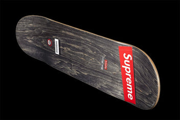 SUPREME X KAWS CHALK LOGO SKATEBOARD