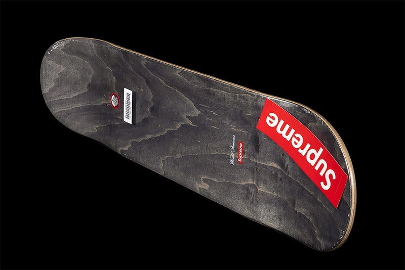 SUPREME X KAWS CHALK LOGO SKATEBOARD