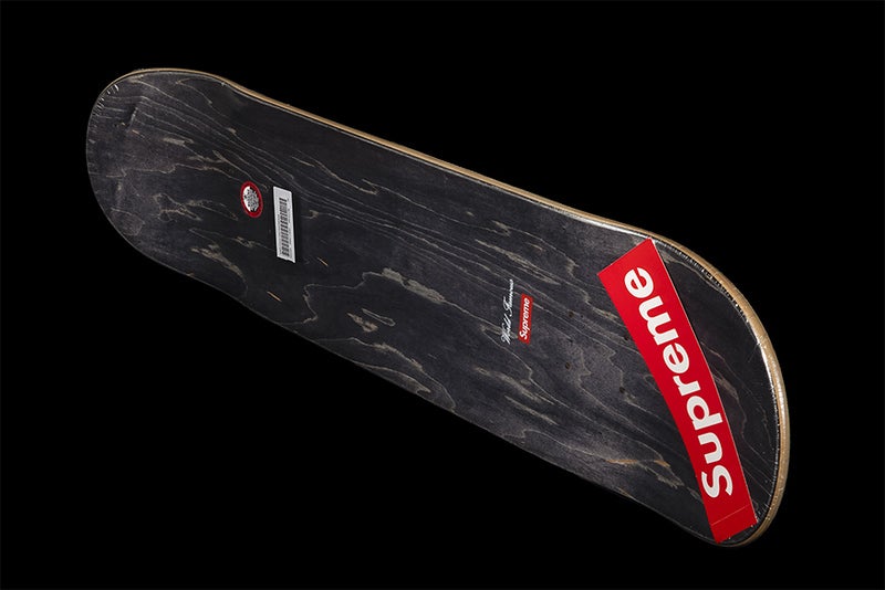 SUPREME X KAWS CHALK LOGO SKATEBOARD