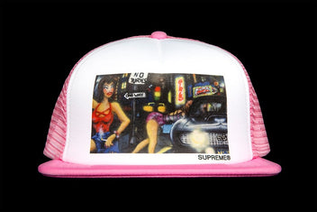 SUPREME LADYPINK MESH BACK 5-PANEL CAP