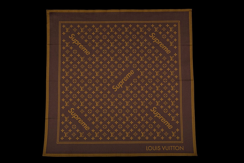 LOUIS VUITTON/SUPREME BANDANA