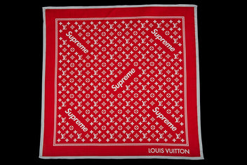 LOUIS VUITTON/SUPREME BANDANA