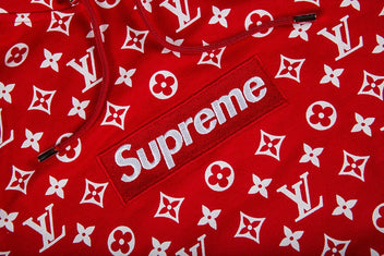 LOUIS VUITTON/SUPREME MONOGRAM BOX LOGO HOODIE