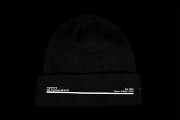 SUPREME NEW ERA SHOP BEANIE -  SAN FRANCISCO