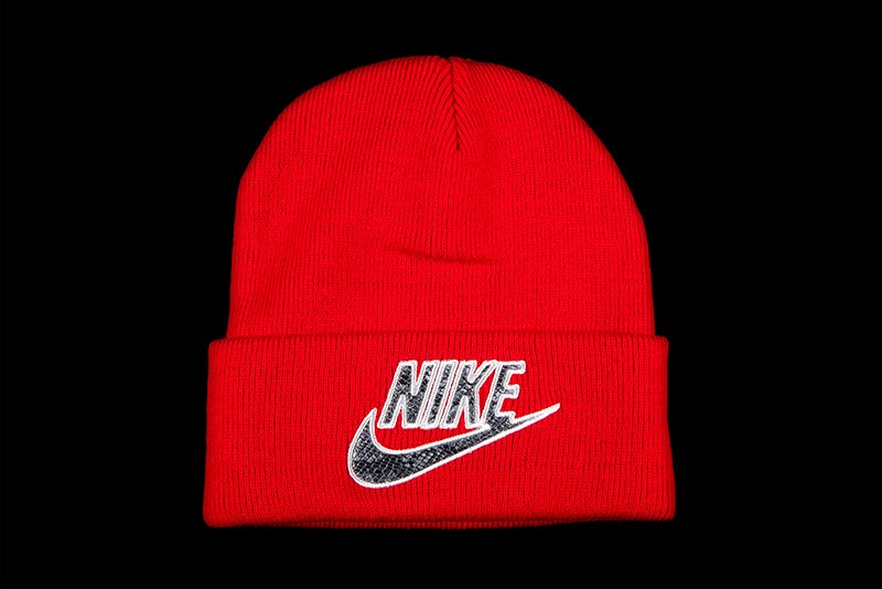 SUPREME X NIKE SNAKESKIN BEANIE