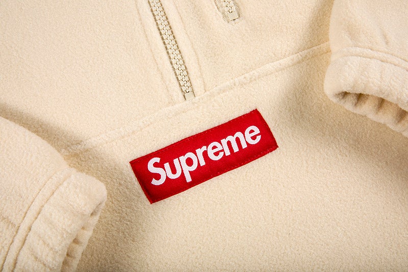 SUPREME POLARTEC HALF ZIP PULLOVER