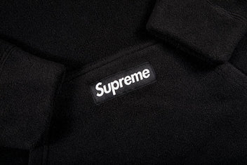 SUPREME POLARTEC HOODED SWEATSHIRT