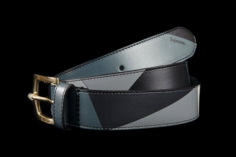 New Small/Medium Supreme Emilio Pucci Belt Black SS21