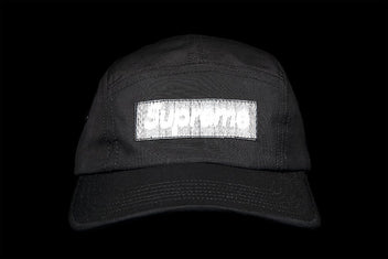 SUPREME REVERSED LABEL CAMP CAP