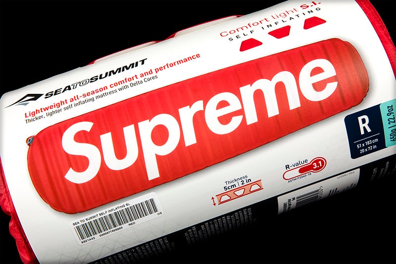 SUPREME X SEA TO SUMMIT SELF INFLATING SLEEPING MAT