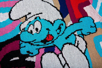 SUPREME X SMURFS SWEATER